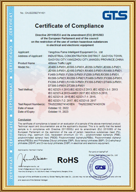 Сертификат соответствия