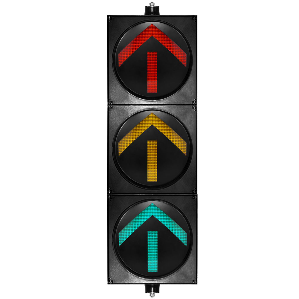 Светофор с высокой светоотдачей: красный/желтый/зеленый