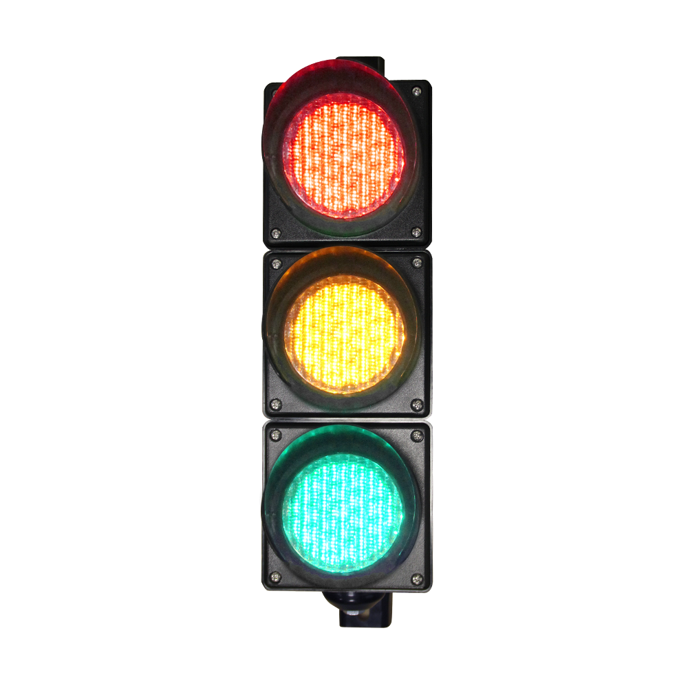Маломощный красный/желтый/зеленый полноцветный светофор
