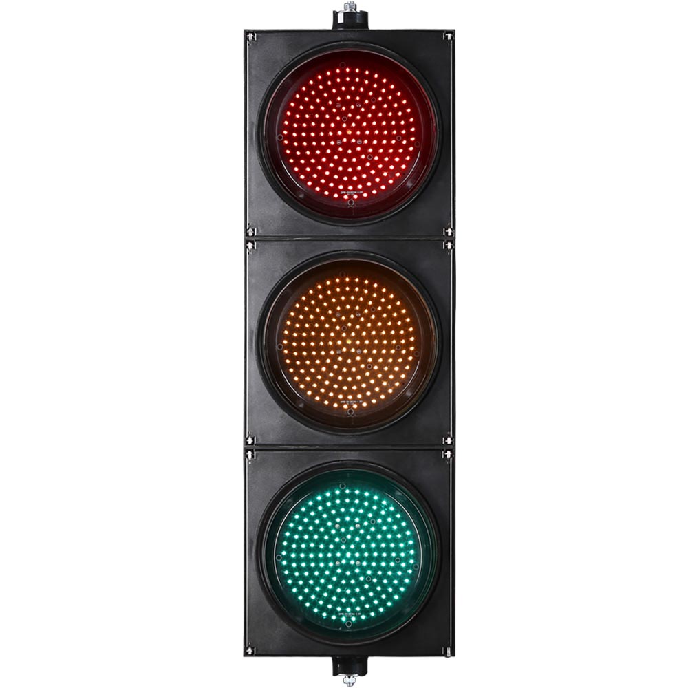 Маломощный красный/желтый/зеленый полноцветный светофор