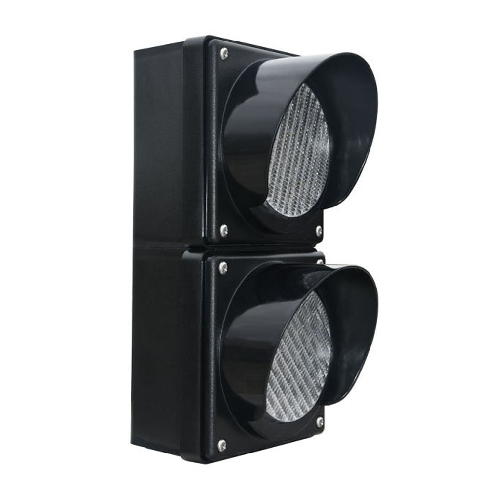 Маломощный красно-зеленый светофор с полным шаром (двухсекционный)