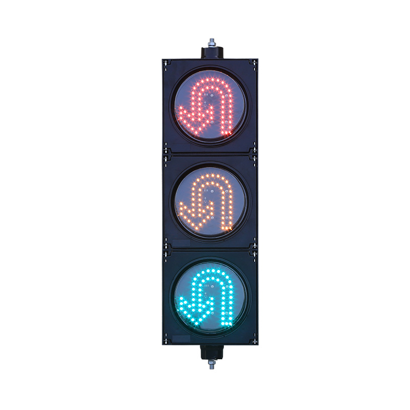 Маломощный красный/желтый/зеленый поворотный светофор