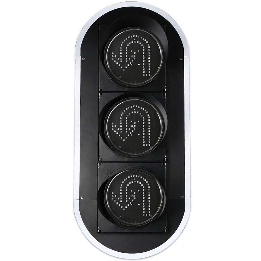 Маломощный красный/желтый/зеленый поворотный светофор