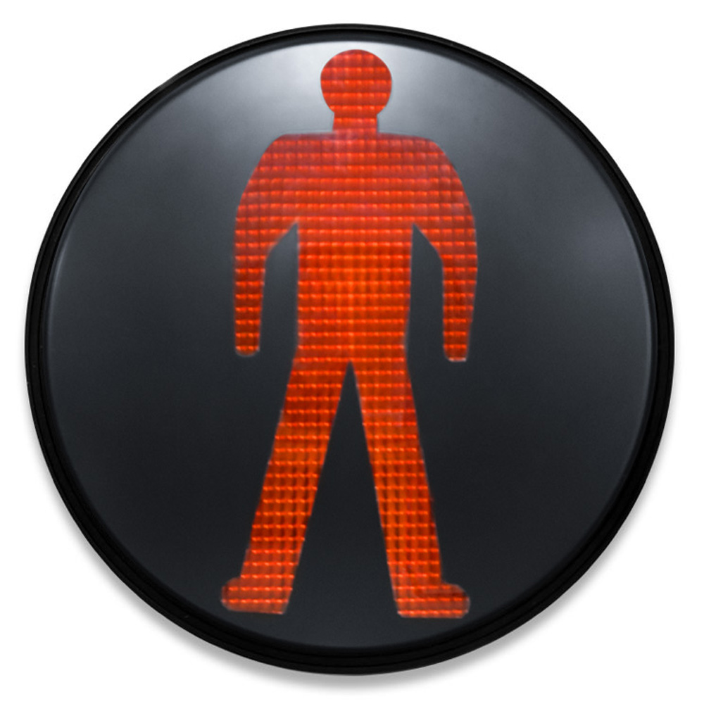 Модуль пешеходного светофора с высокой светопропускаемостью