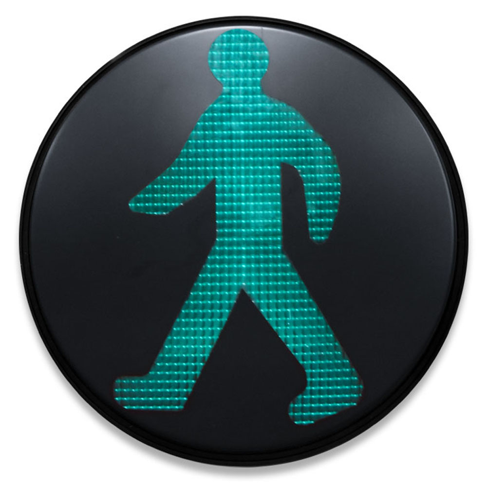 Модуль пешеходного светофора с высокой светопропускаемостью