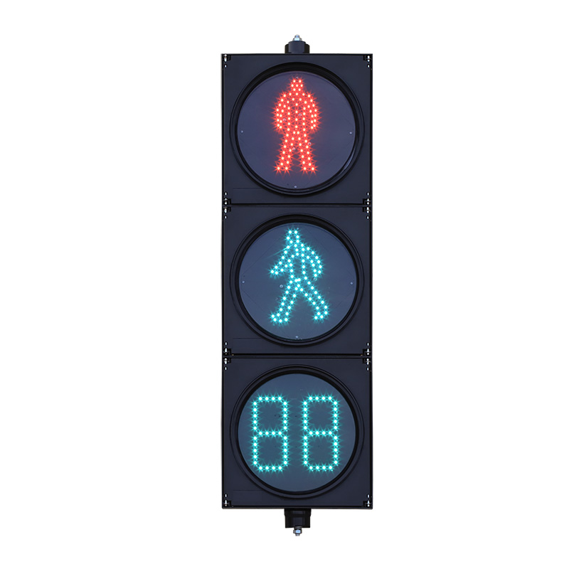 Маломощный пешеходный светофор с таймером обратного отсчета