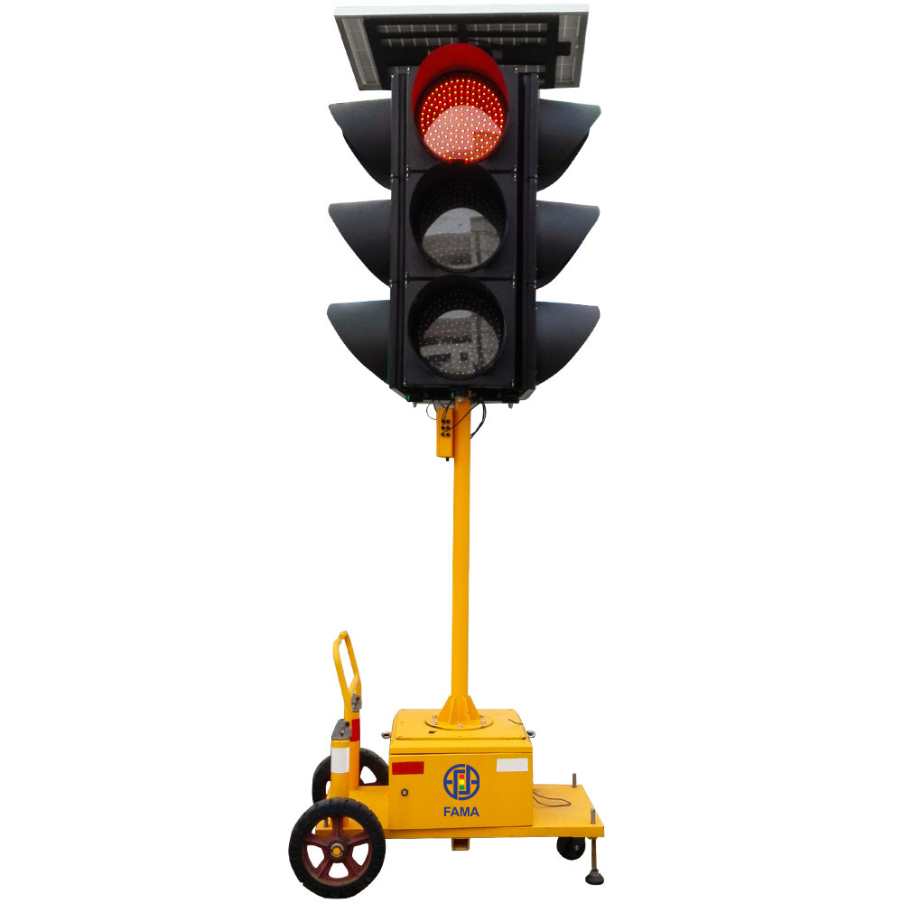 Мобильный интегрированный светофор на солнечной энергии