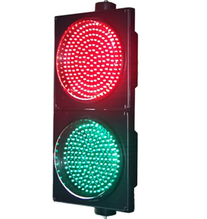 Маломощный красный/зеленый полноцветный светофор