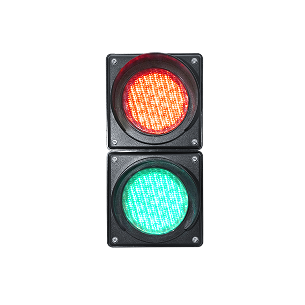 Светофор с малой мощностью, красно-зеленый, с полным шарообразным индикатором (два блока)