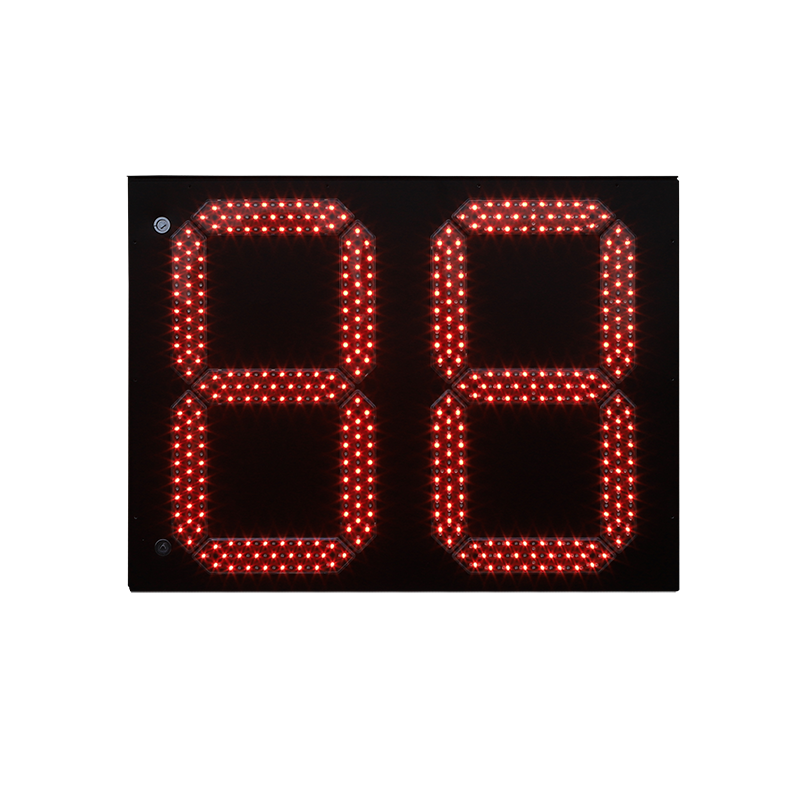 Сегментный светофор с обратным отсчетом (прямоугольного типа)