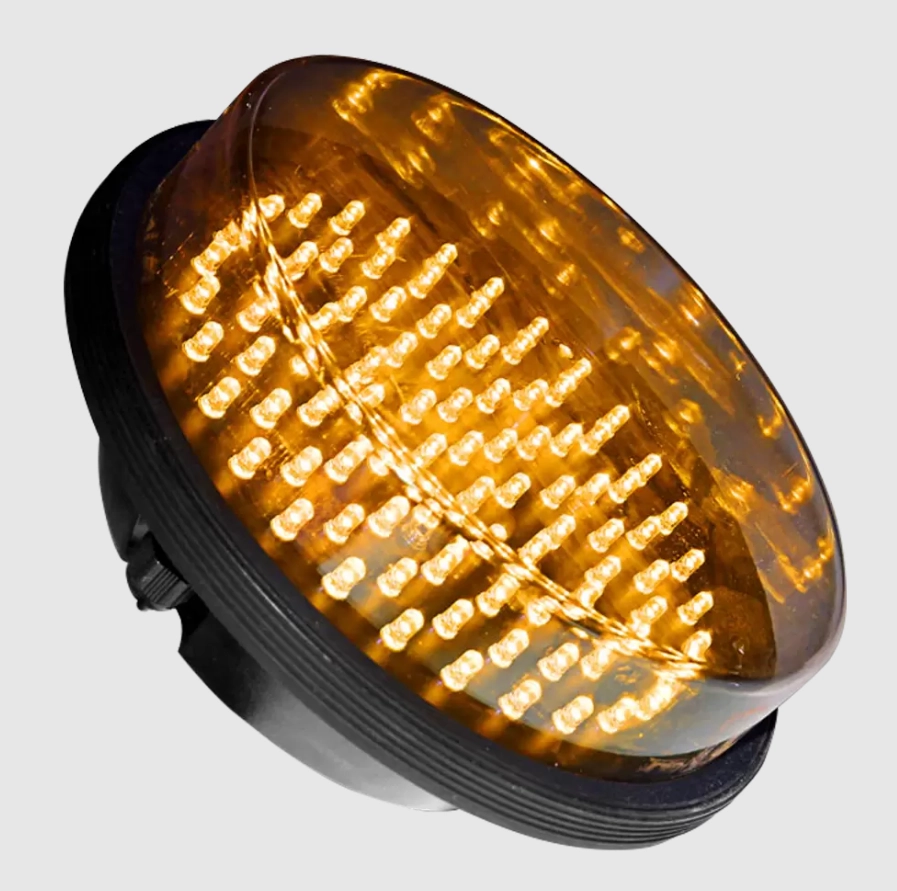 Модуль светофора с низким энергопотреблением и полным шарообразным корпусом